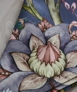 Set Of 4 Nostalgic Nouveau Cotton Napkins