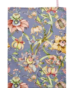 Set Of 3 Nouveau Print Teatowels