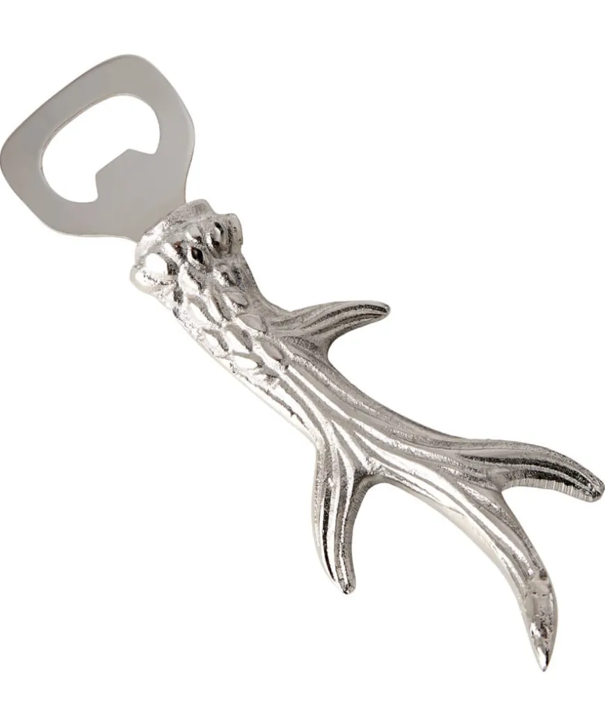Silver Antler Bottle Opener