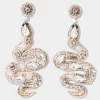 Slinky Beaded Snake Earrings