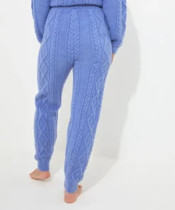 Sloe Joes Cable Knit Trousers