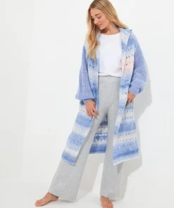 Sloe Joes Ombre Knit Longline Cardigan