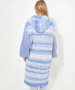 Sloe Joes Ombre Knit Longline Cardigan