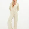 Sloe Joes Wide Leg Knitted Trousers
