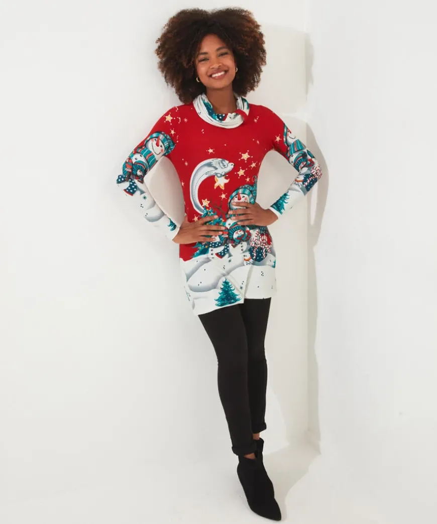 Snowy Scene Tunic