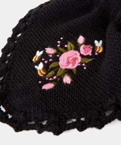 So Very Vintage Embroidered Scarf