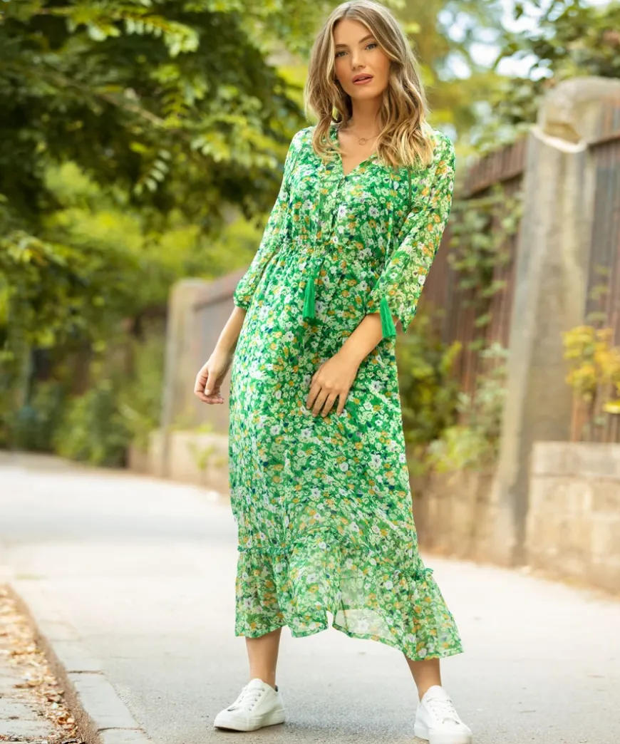 Spring Greens Dress