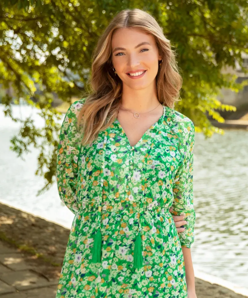 Spring Greens Dress