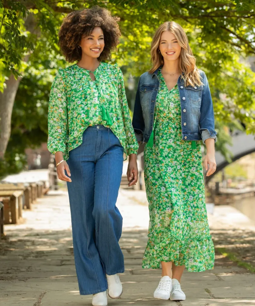 Spring Greens Dress