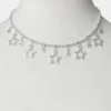 Star Gazer Silver Plate Necklace