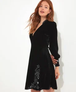 Starlight Velvet Dress
