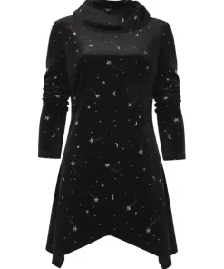 Starry Night Velour Tunic