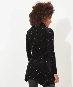 Starry Night Velour Tunic