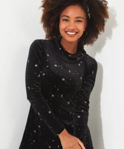 Starry Night Velour Tunic
