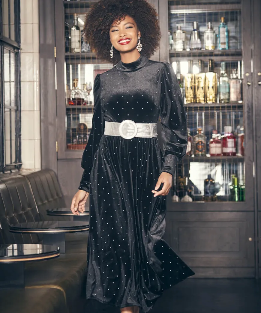 Starstruck Velour Dress