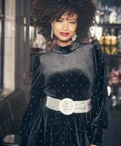 Starstruck Velour Dress