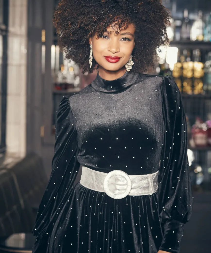 Starstruck Velour Dress