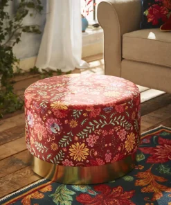 Statement Floral Footstool