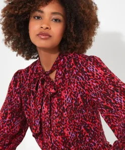 Statement Tie Neck Blouse