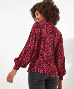 Statement Tie Neck Blouse