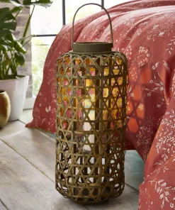 Statement Wicker Lantern