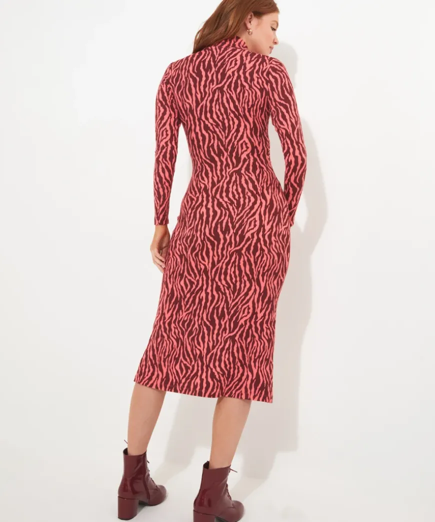 Striking Animal Jersey Dress