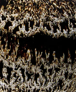 Tall Textured Pattern Glazed Vase