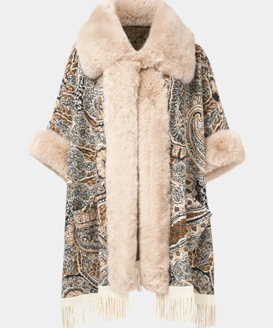 Tell All Faux Fur Wrap