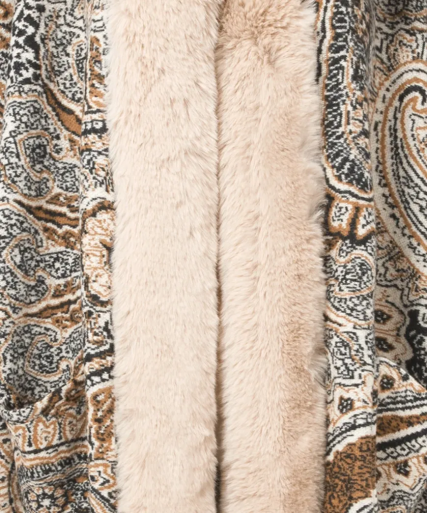 Tell All Faux Fur Wrap