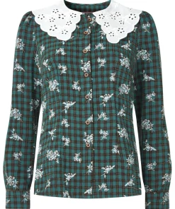 Tess Vintage Collar Blouse
