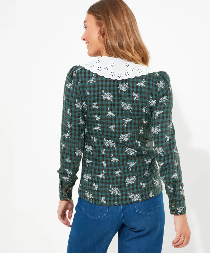 Tess Vintage Collar Blouse