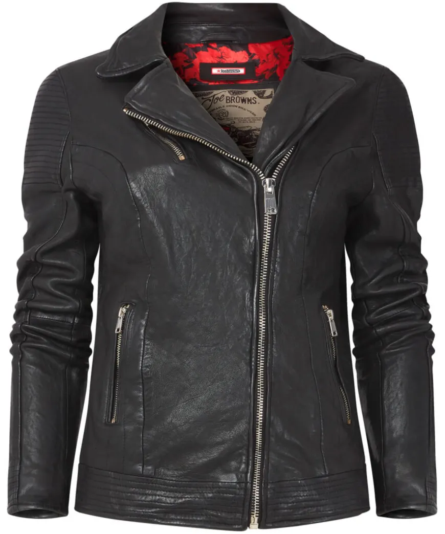 The Forever Black Leather Jacket