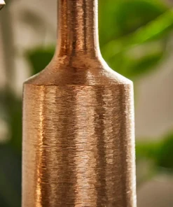 Top Hat Textured Bronze Candle Holder
