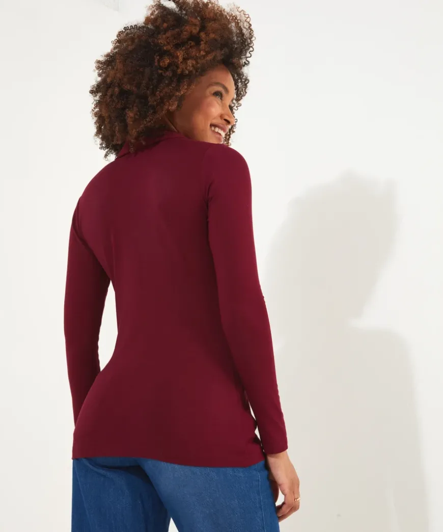 Twist Front Jersey Top