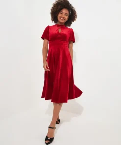 Valencia Velour Dress