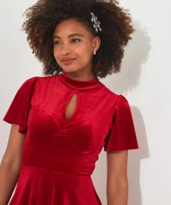 Valencia Velour Dress