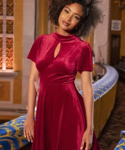 Valencia Velour Dress