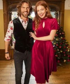 Valencia Velour Dress