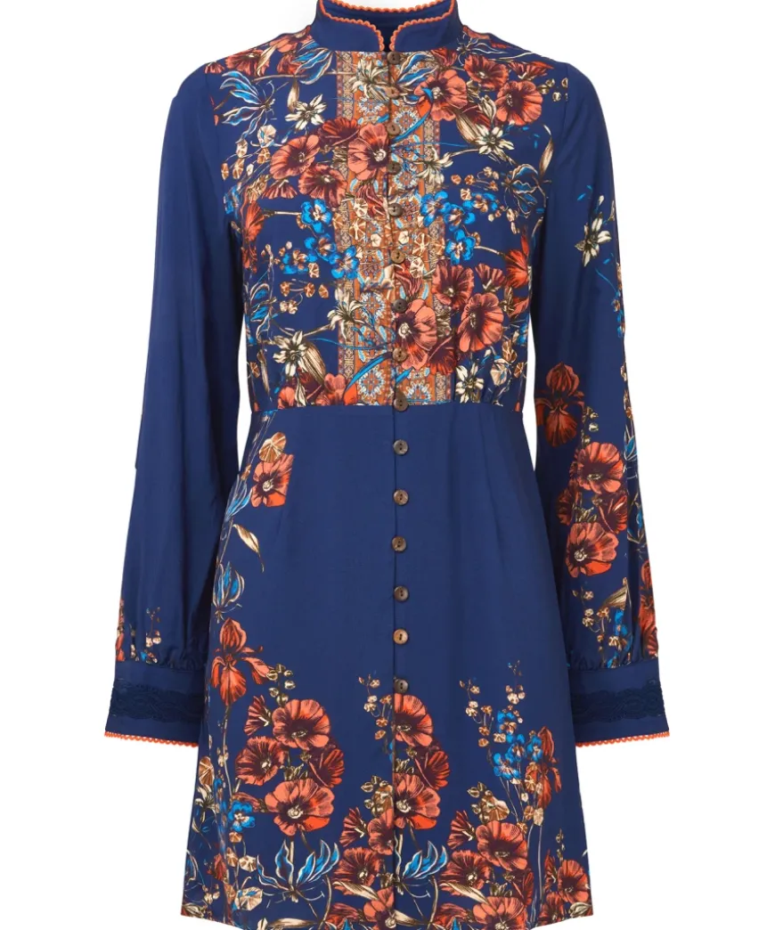 Vibrant Florals Tunic Dress
