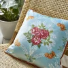 Vintage Floral Reversible Cushion