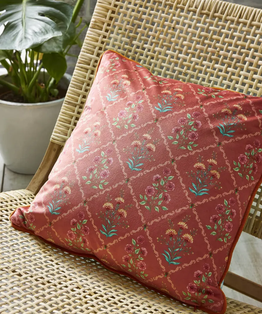 Vintage Floral Reversible Cushion