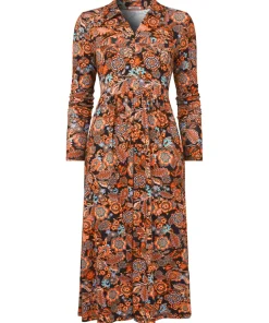 Zip Front Jersey Dress