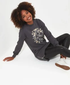 Zip Sweat Tunic Dress